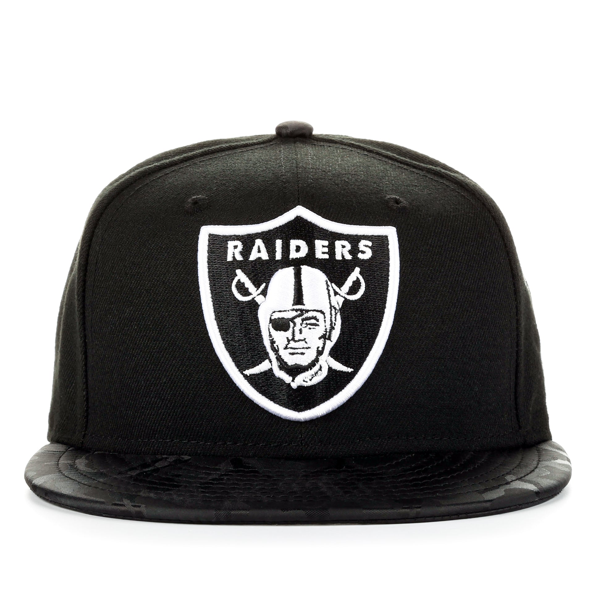 New Era 9Fifty Camo Shade Snapback Hat - Oakland Raiders Black Adjustable Baseball Cap for Men & Women | Perfect for Sports Games, Streetwear Fashion & Casual Outfits