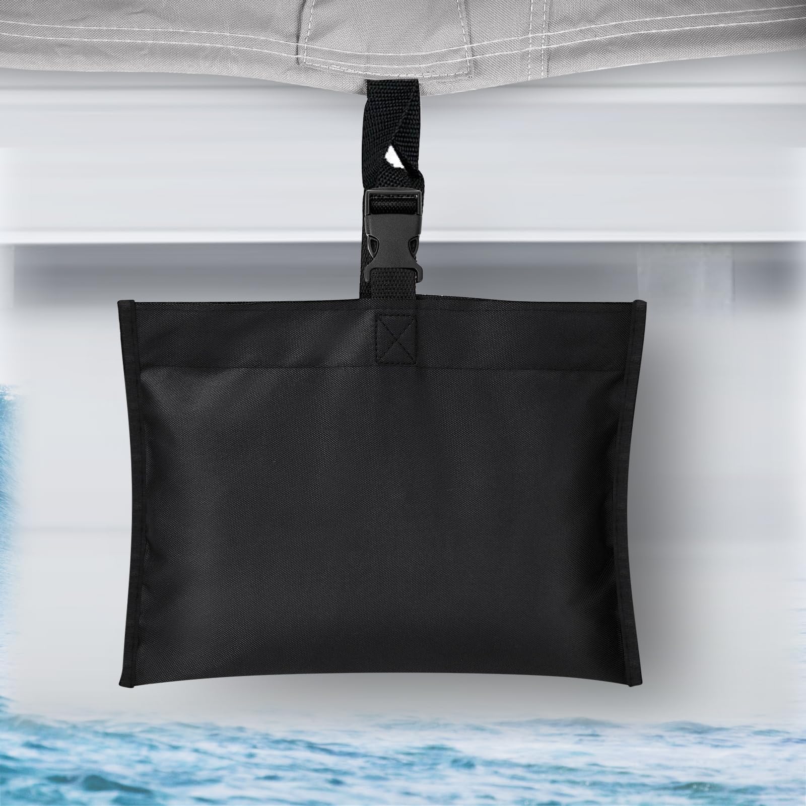 8-Piece Boat Cover Sand Bag Mooring Kit - Heavy Duty Anchoring System for Boats, Kayaks, Jet Skis - Perfect for Dock, Marina & Waterfront Use