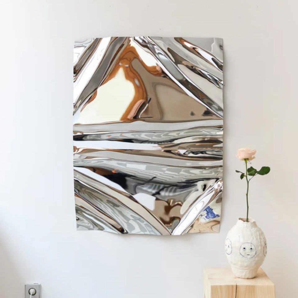 Psychedelic Mirror Wall Sculpture by CAIA LEIFSDOTTER - Modern Abstract Home Decor for Living Room, Bedroom, or Office - Available in 4 Sizes (Pre-Order)