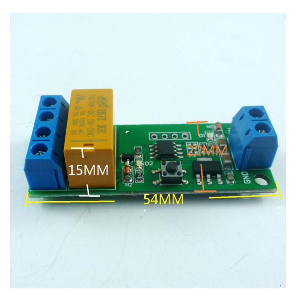 Vanki 5V 6V 9V DC Motor Reverse Polarity Cyclic Timer Switch with Time Repeater & Delay Relay - 1pc for Robotics, DIY Projects, and Automation Control