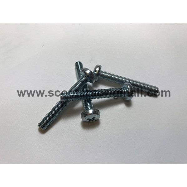 Vespa Headset Top Screw Set of 4 - PE/PX Compatible for Scooter Maintenance & Repair - Perfect for Vespa Restoration Projects