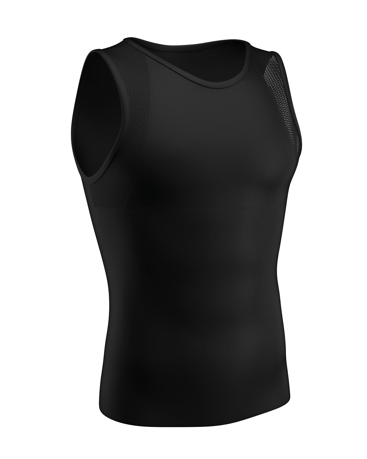 4 Pack Women's Stretch Cotton Moderate Compression Shapewear Tank Tops with Mesh Cutouts - Slimming Body Shaper for Everyday Wear & Workout