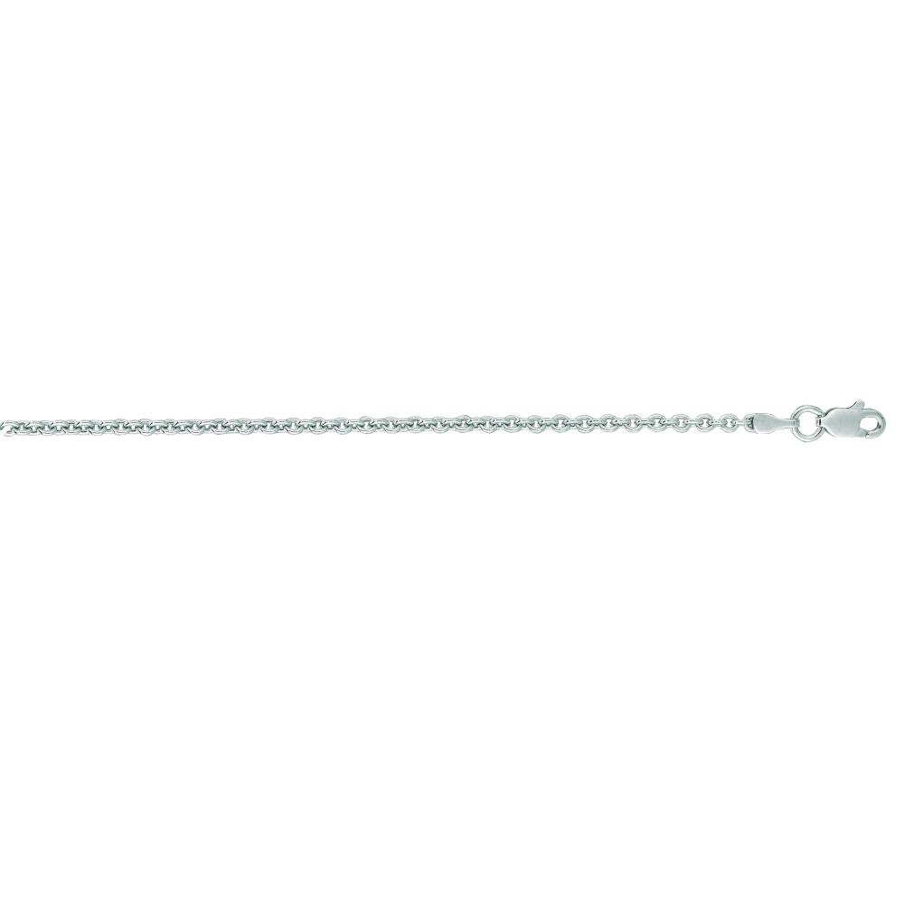 14K Gold 2.3mm Lite Forsantina Chain Necklace - Dainty & Delicate Jewelry for Women, Perfect for Layering, Everyday Wear & Special Occasions