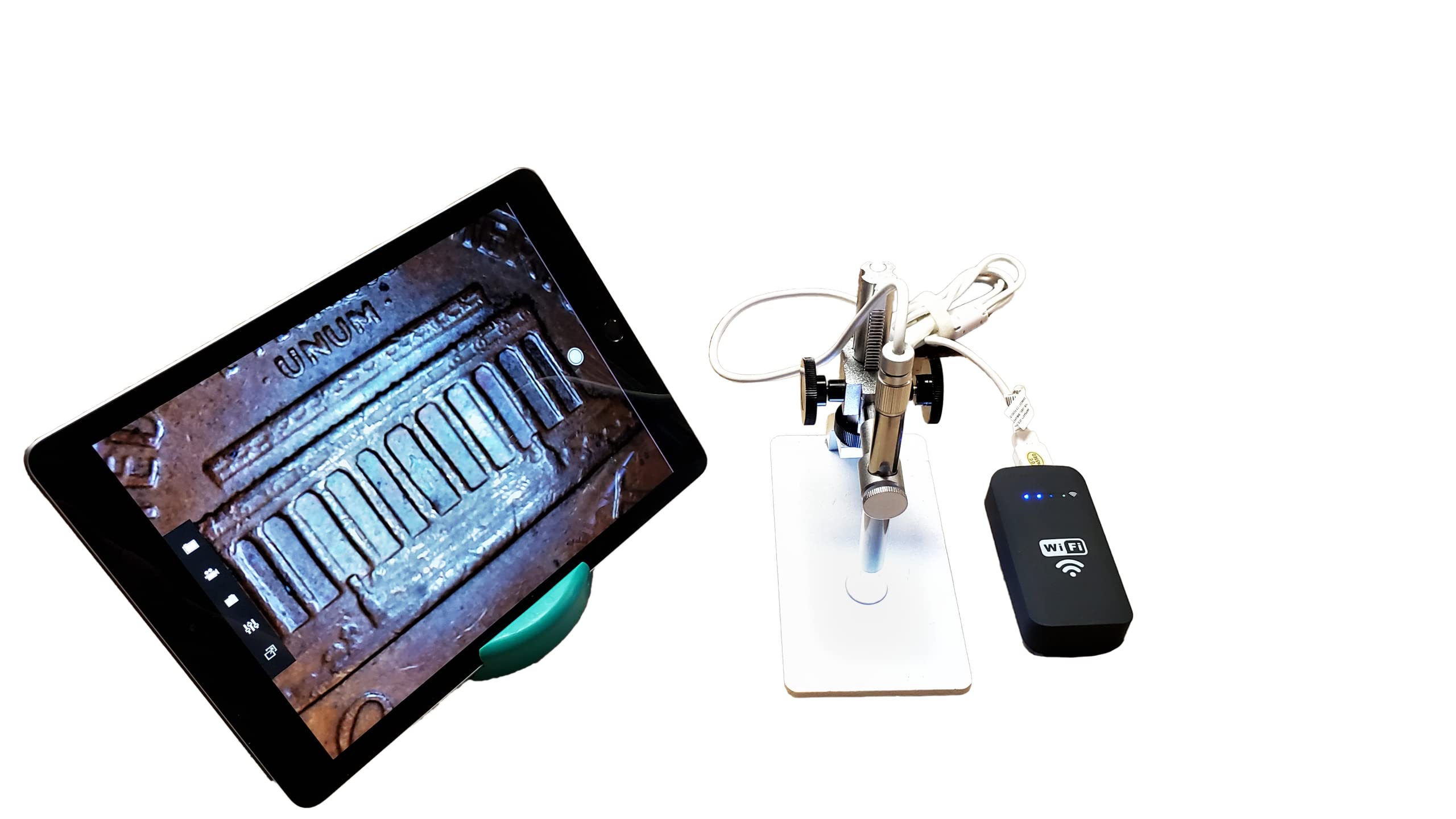 Vividia Ablescope VA-W03A WiFi Box - USB to WiFi Converter for iPhone & iPad - Wireless Adapter for USB Digital Borescopes & Microscopes - Perfect for Home Inspection, Automotive Repair & Industrial Maintenance