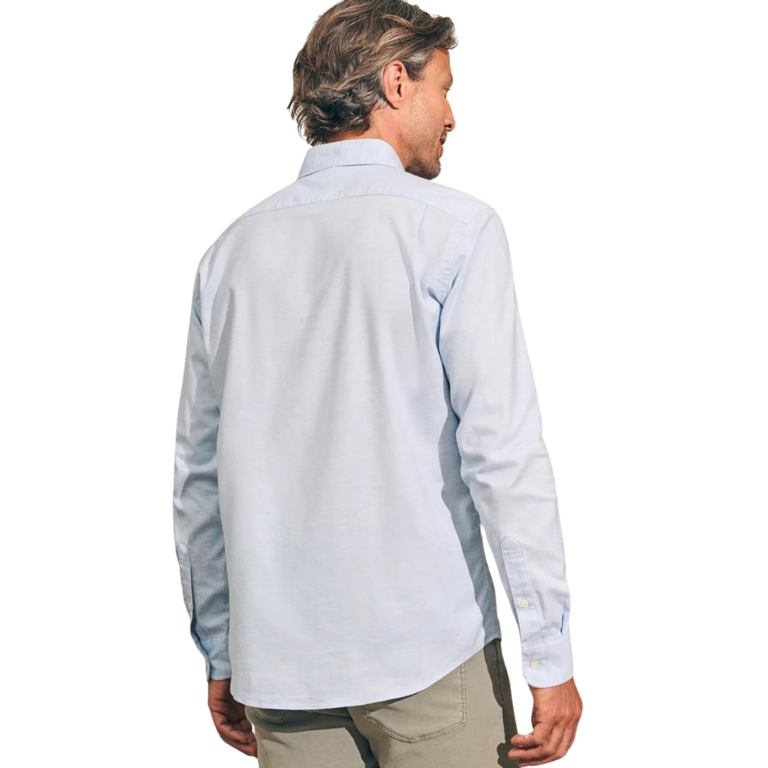 Faherty Men's Stretch Oxford Shirt - Comfortable Slim Fit Button Down Dress Shirt for Business Casual & Office Wear