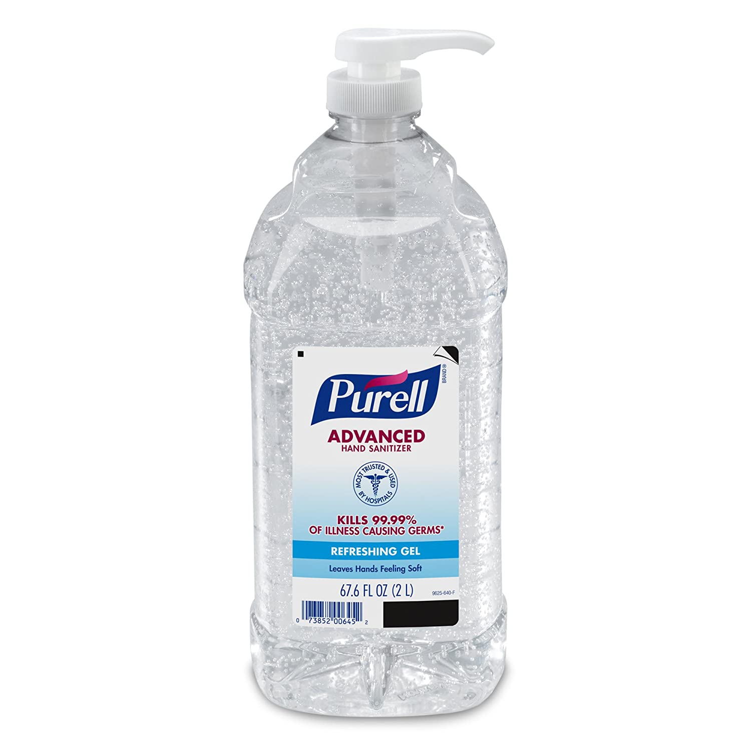 Purell Hand Sanitizer Refreshing Gel - Clean Scent 1.5L (4-Pack) | Alcohol-Based Sanitizer for Home, Office & Travel | Kills 99.9% of Germs