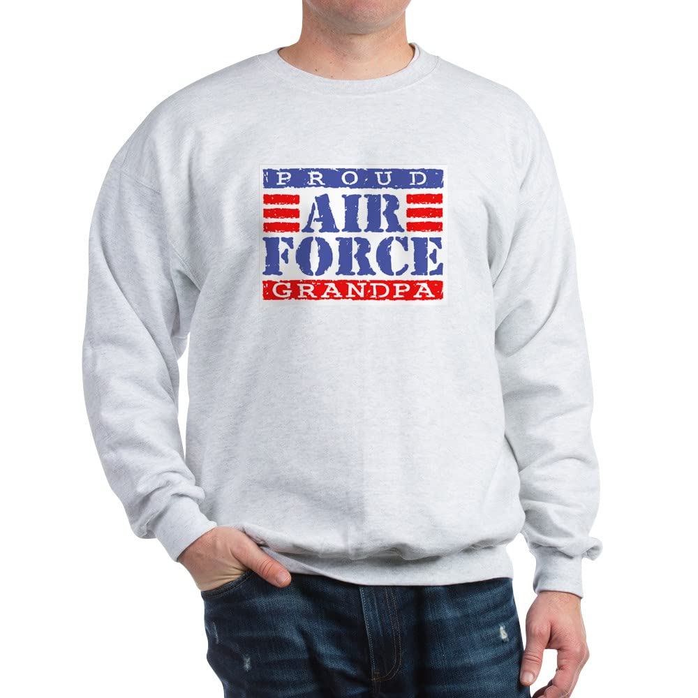 Proud Air Force Grandpa Sweatshirt - Comfortable & Stylish Military Apparel for Veterans & Family | Perfect for Holidays, Gifts & Patriotic Events