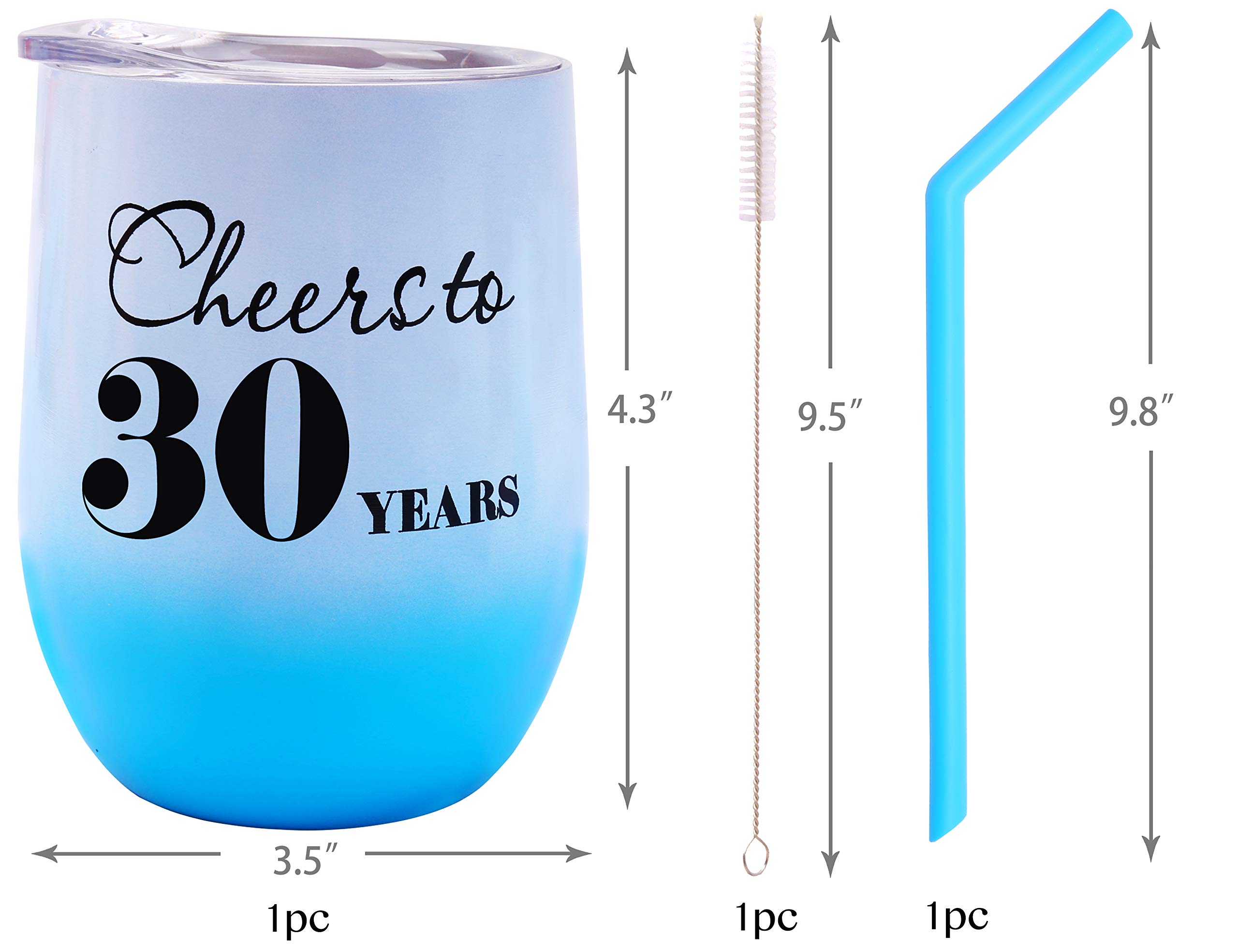 Best 30th Birthday Gifts for Women - Unique & Funny Dirty 30 Gift Ideas for Her - Perfect 30 Year Old Birthday Presents for Wife, Daughter, Sister - Great for Parties, Milestone Celebrations & Surprises