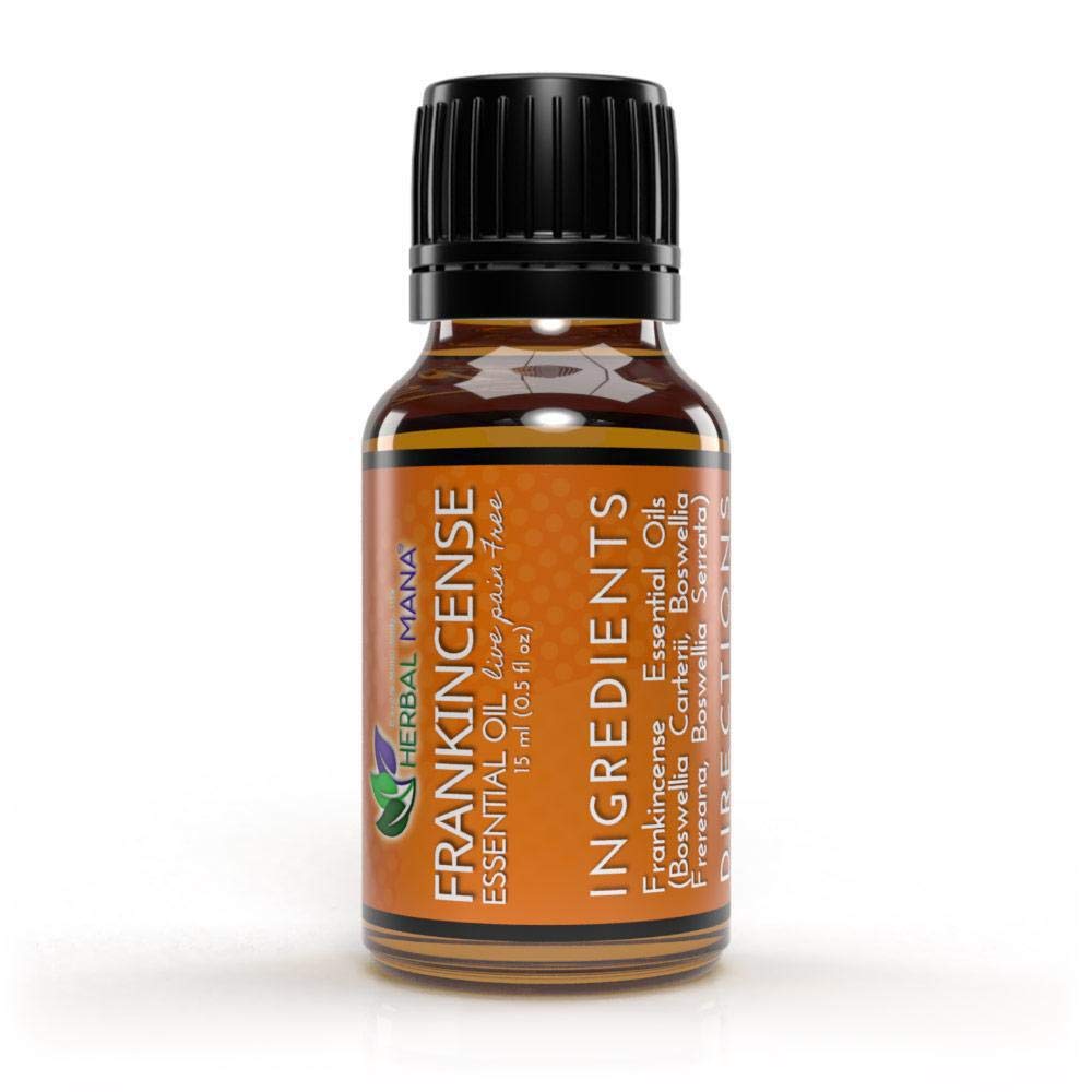 Frankincense Essential Oil 15mL - 100% Pure Natural Aromatherapy Oil for Pain Relief, Joint, Back & Neck Discomfort | Perfect for Massage, Diffuser & Relaxation Therapy