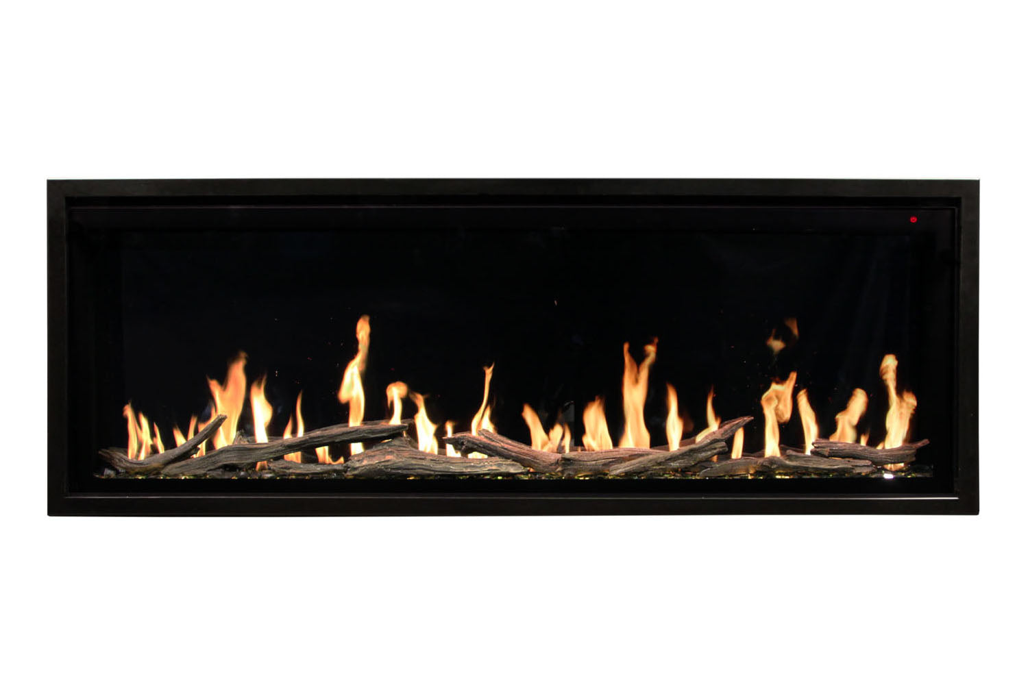Modern Flames Allwood Fireplace Media Wall in Driftwood Gray - 60