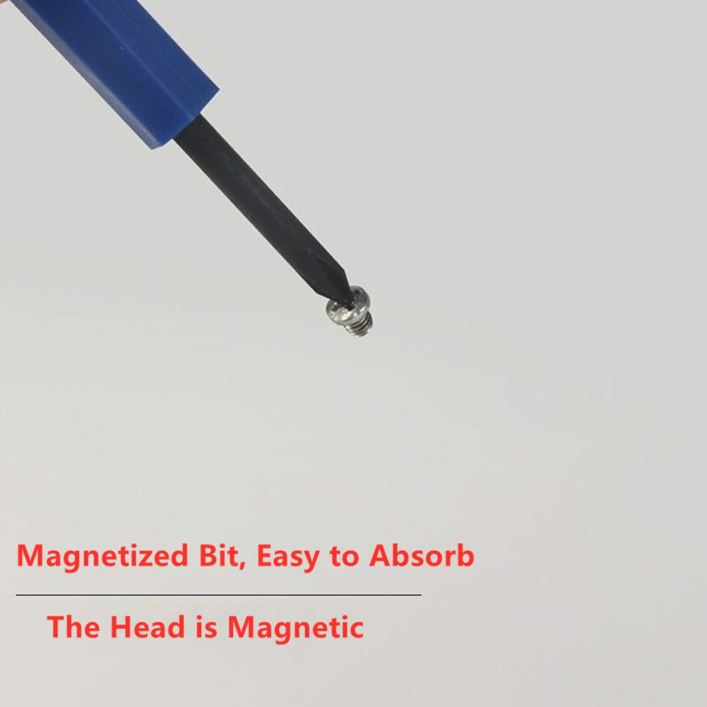 8-in-1 Magnetic Mini Screwdriver Set with Phillips & Slotted Tips - Precision Repair Tool for Electronics, MacBook, iPhone, iPad, Watch, Eyeglasses & Tablets - Perfect for DIY Fixes & Small Device Maintenance