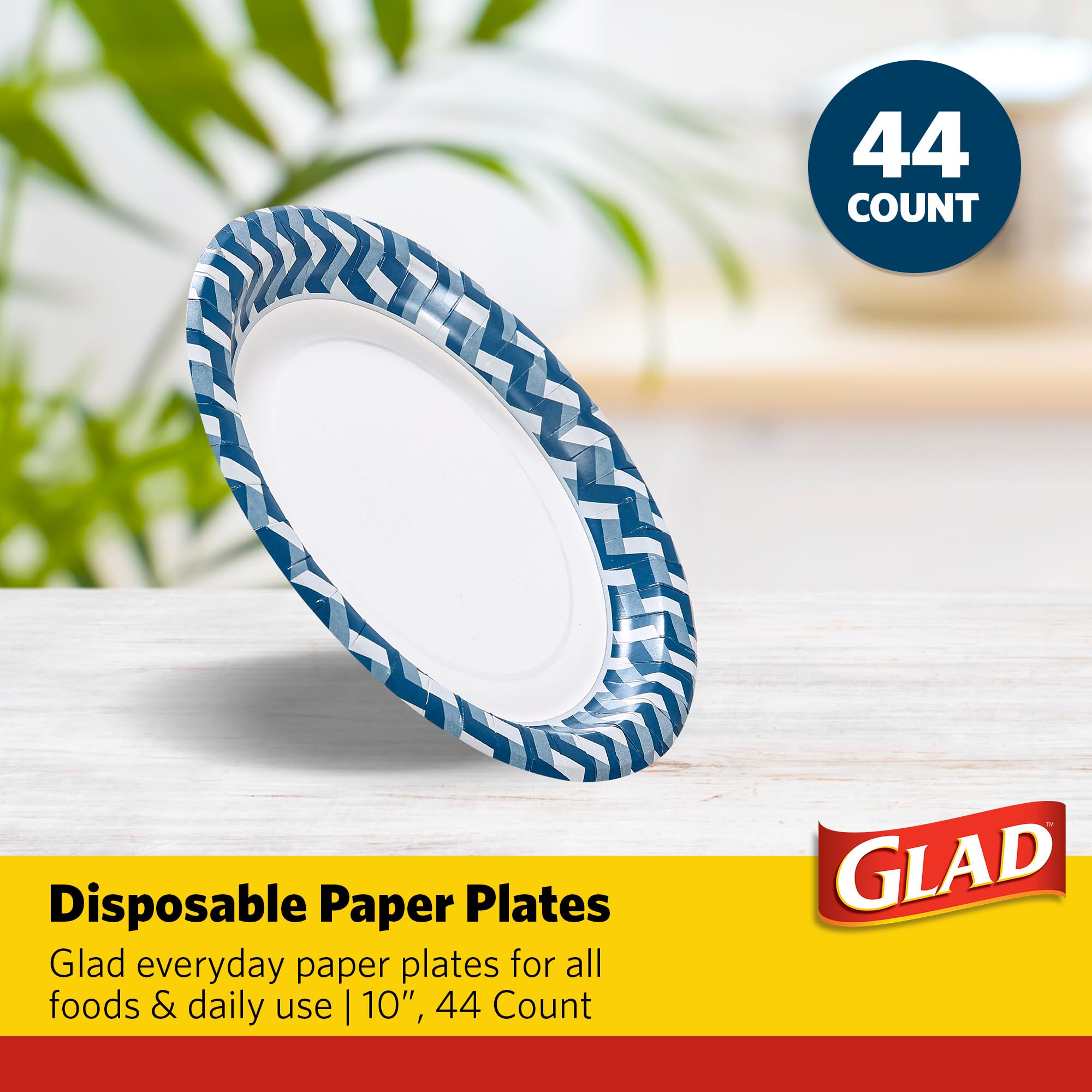 Glad Everyday Disposable Paper Plates 10