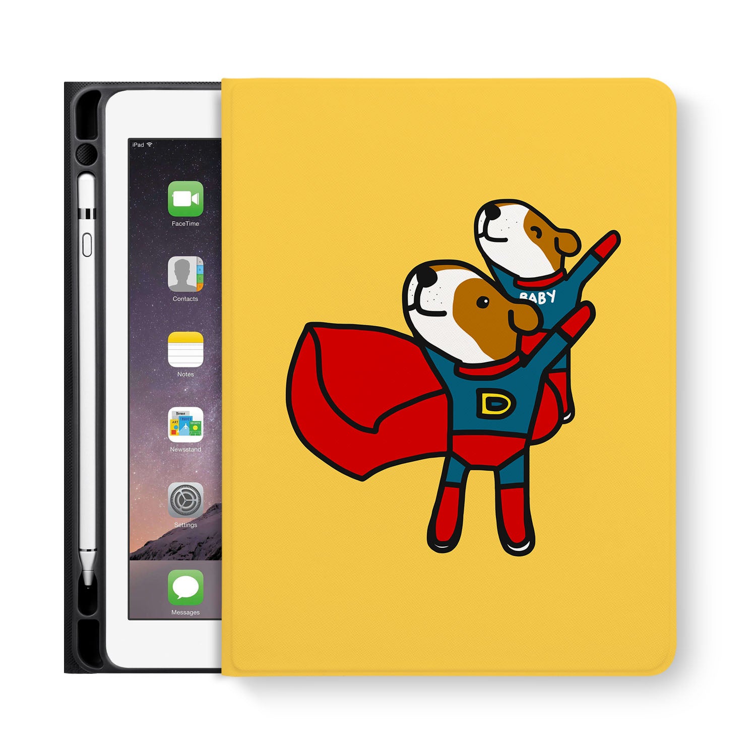 Premium iPad Folio Case with Auto Sleep/Wake - Perfect Gift for Dad on Father's Day - Ideal for Work, Travel & Home Use