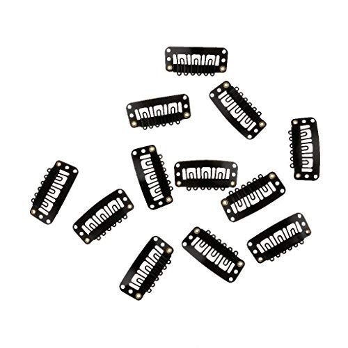 Baal Patches Wigs Clips for Men & Women - 12 Pcs Set of Hair Extensions Accessories for Secure Styling - Perfect for Cosplay, Costumes, and Daily Hair Styling