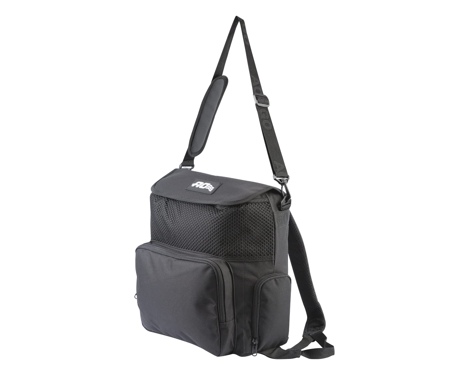 AO Coolers Backpack Soft Cooler - High-Density Insulation for 18 Cans, Lightweight & Leakproof, Perfect for Camping, Beach, Picnics & Outdoor Adventures (Black)