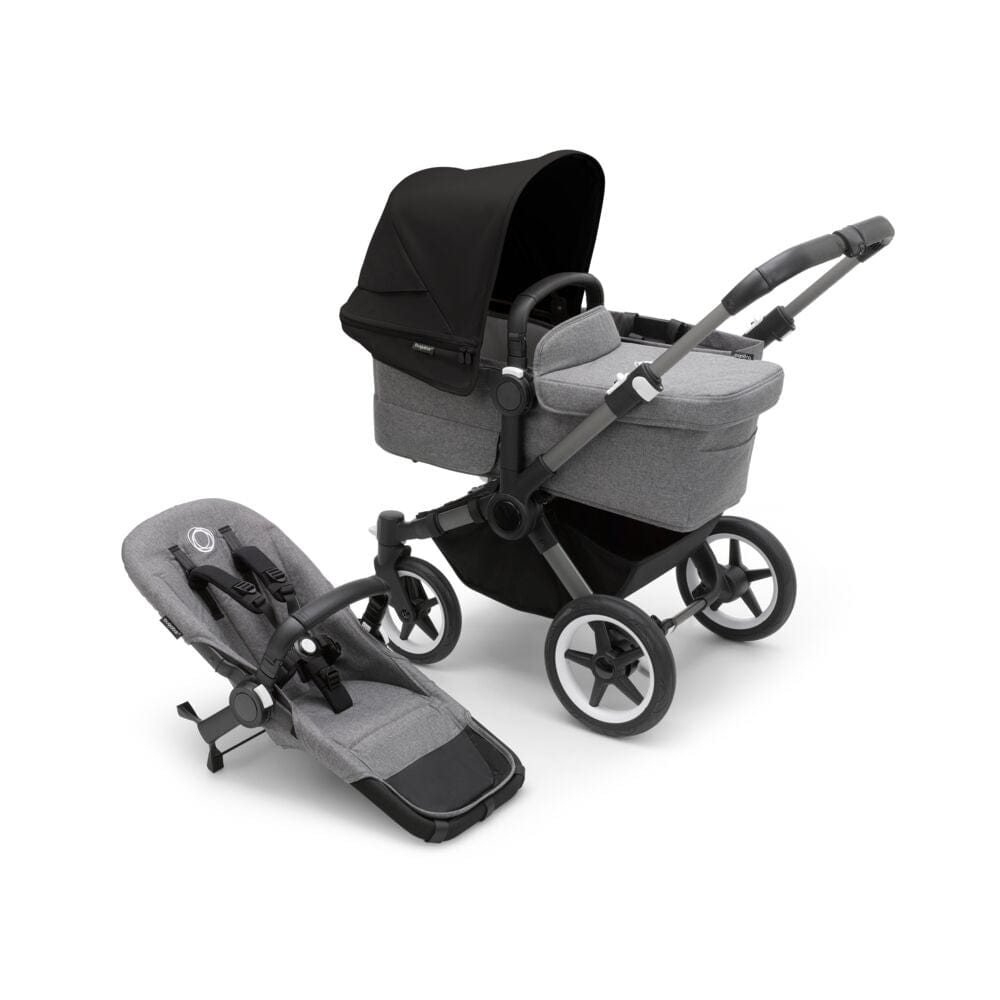 Bugaboo Donkey 5 Mono Complete Stroller - Lightweight Compact Baby Stroller with Adjustable Seat | Perfect for City Walks, Travel & Everyday Use