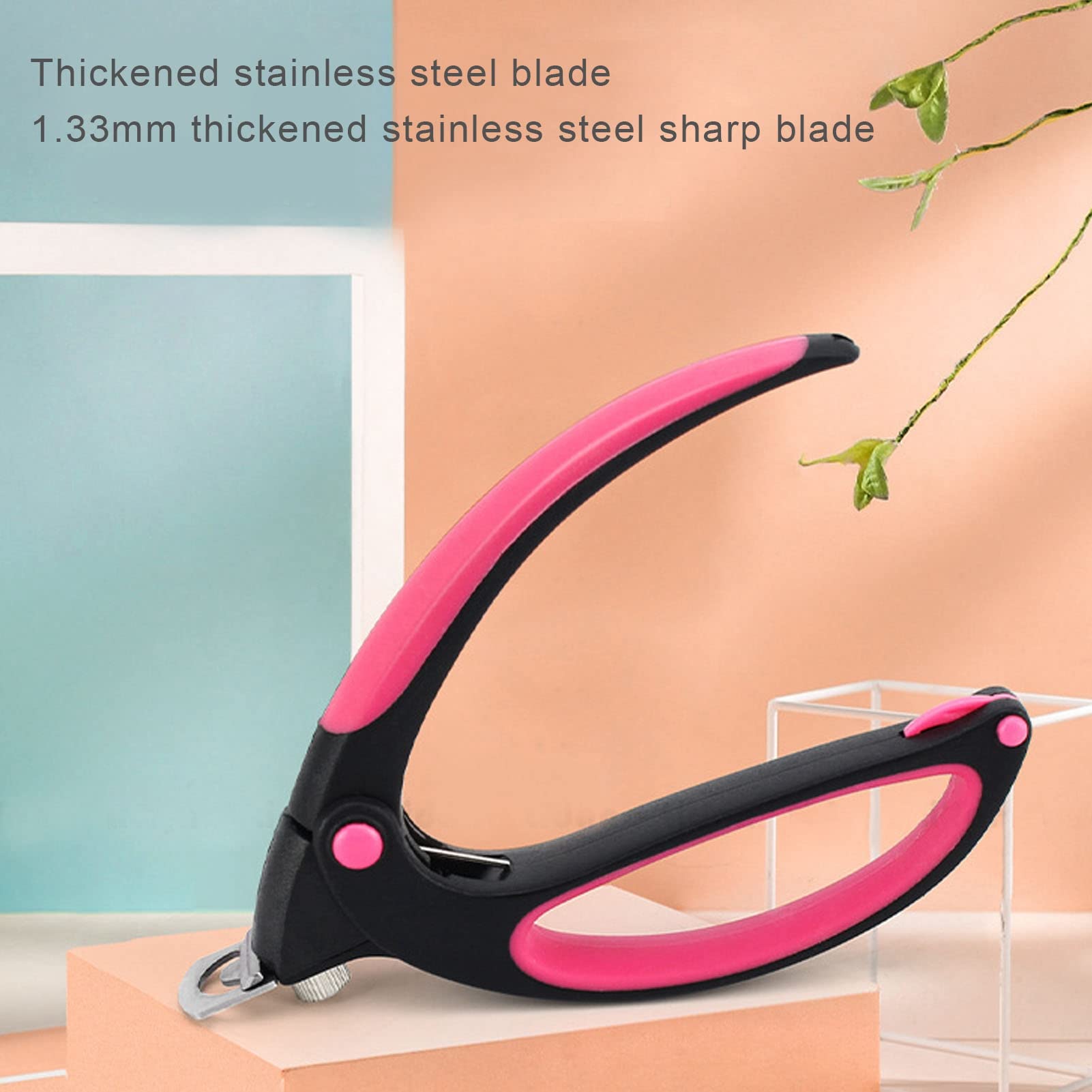 Professional Acrylic Nail Clipper for Salon & Home - False Nail Cutter with Sharp Blades for Easy Trimming | Perfect for Manicures, Pedicures & DIY Nail Art at Home or Salon Use