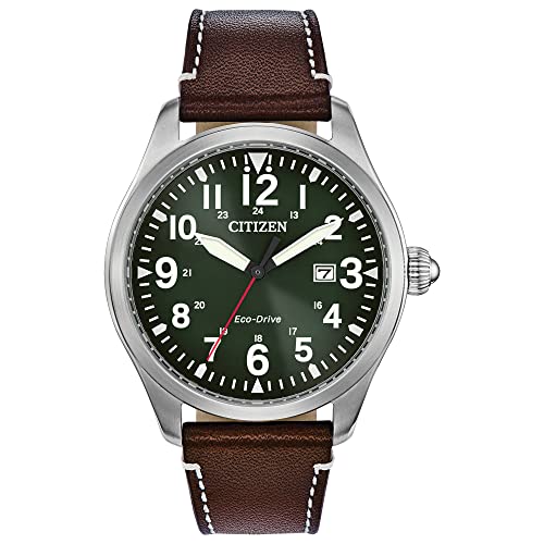 Brown Strap/Green Dial