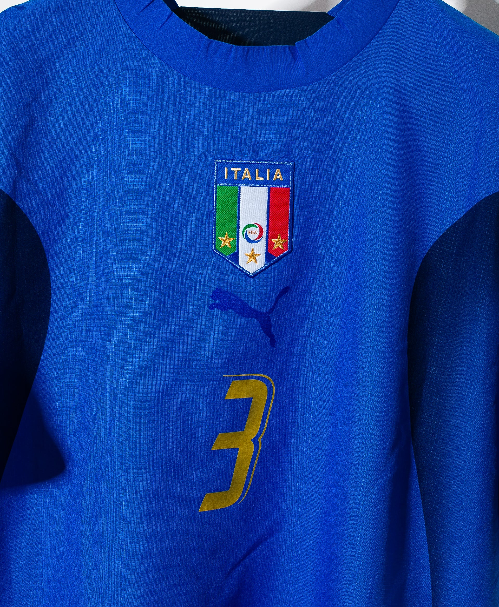 2003 Italy Home #3 Grosso Jersey (XL) - Authentic Soccer Shirt for Fans & Collectors - Perfect for Matches, Gifts & Sports Memorabilia