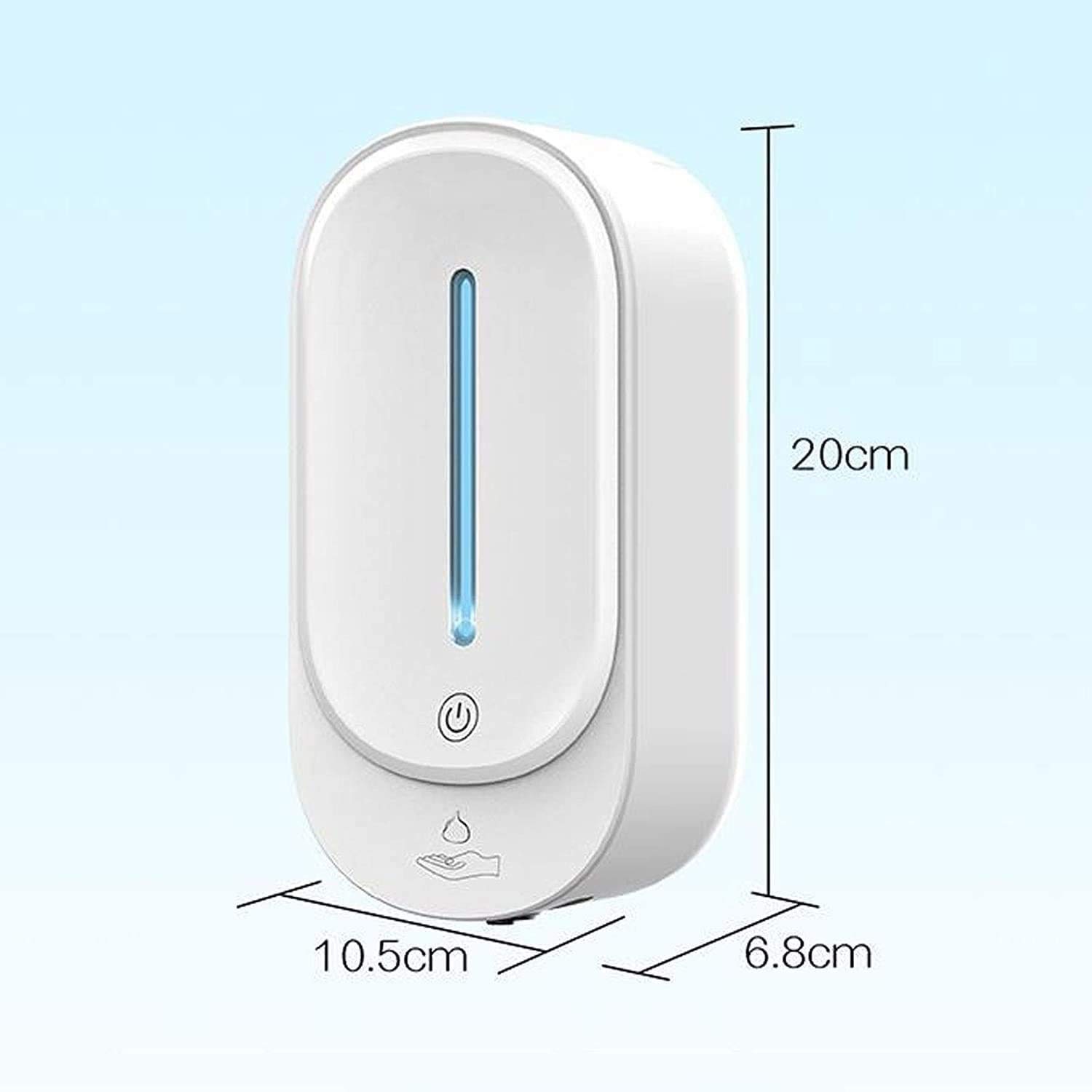 Wall Mounted Commercial Automatic Liquid Soap Dispenser - 12oz/350ml Large Capacity Touchless Soap Dispenser for Bathroom, Kitchen, Office, School, Hospital & Restaurant Use