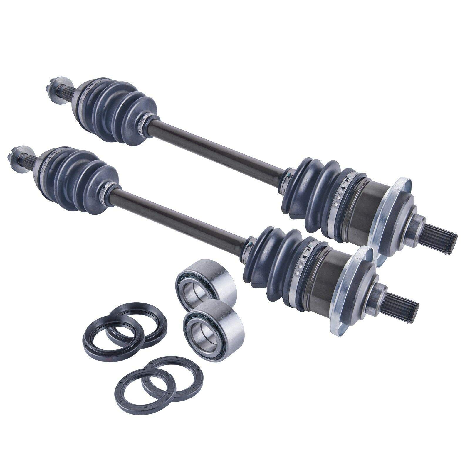 East Lake Axle Front CV Axles Wheel Bearings & Seals Kit for Arctic Cat 400/500 ATV (2002-2004) - Perfect for Off-Roading, Trail Riding & Snow Plowing