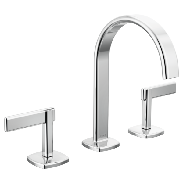 Allaria Widespread Bathroom Faucet 1.2 GPM Low-Flow Single Handle Chrome Finish 65367LF PCLHP ECO Certified by Brizo - Perfect for Modern Bathroom Vanities and Water Conservation