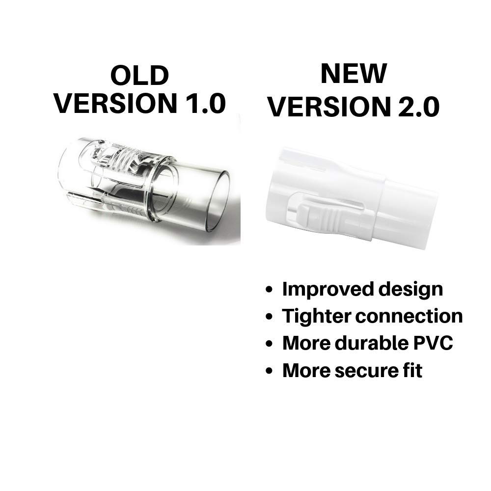 Portable Universal Connector for Airmini Adapter - Travel-Friendly Tubing & Mask Adapter | Newest Version 2.0 with Better Fit | Perfect for CPAP Machine Travel Accessories & Home Use