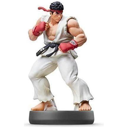 Super Smash Bros Ryu Amiibo Figure - Nintendo Switch Compatible Collectible for Gaming & Display | Perfect for Fans, Gift Giving & Tournament Play