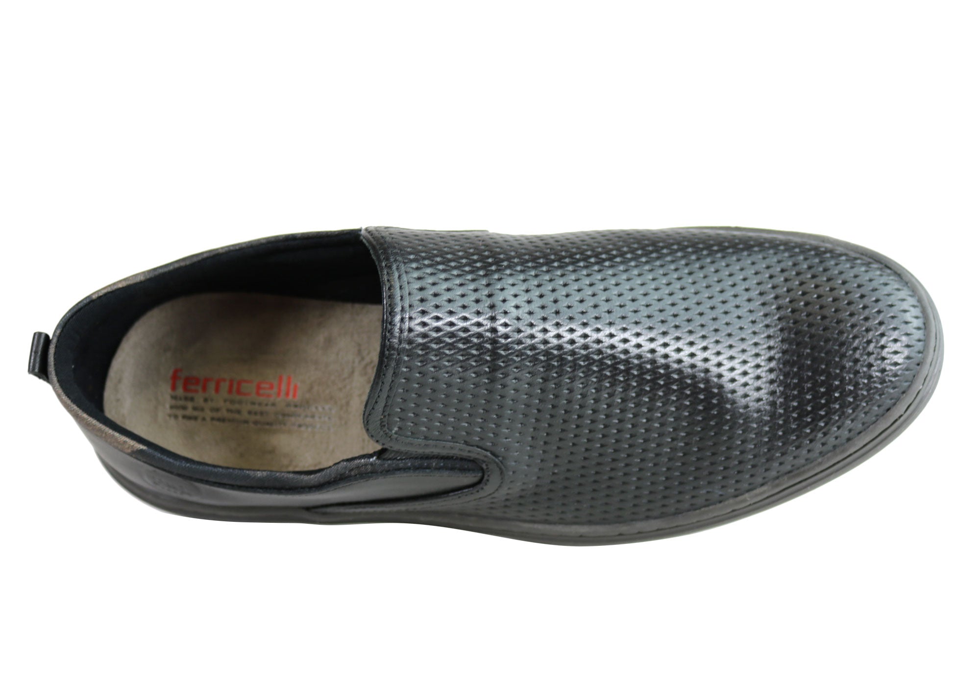Ferricelli Atlas Men's Leather Casual Shoes - Cushioned Comfort, Handcrafted in Brazil - Perfect for Walking, Travel & Everyday Wear