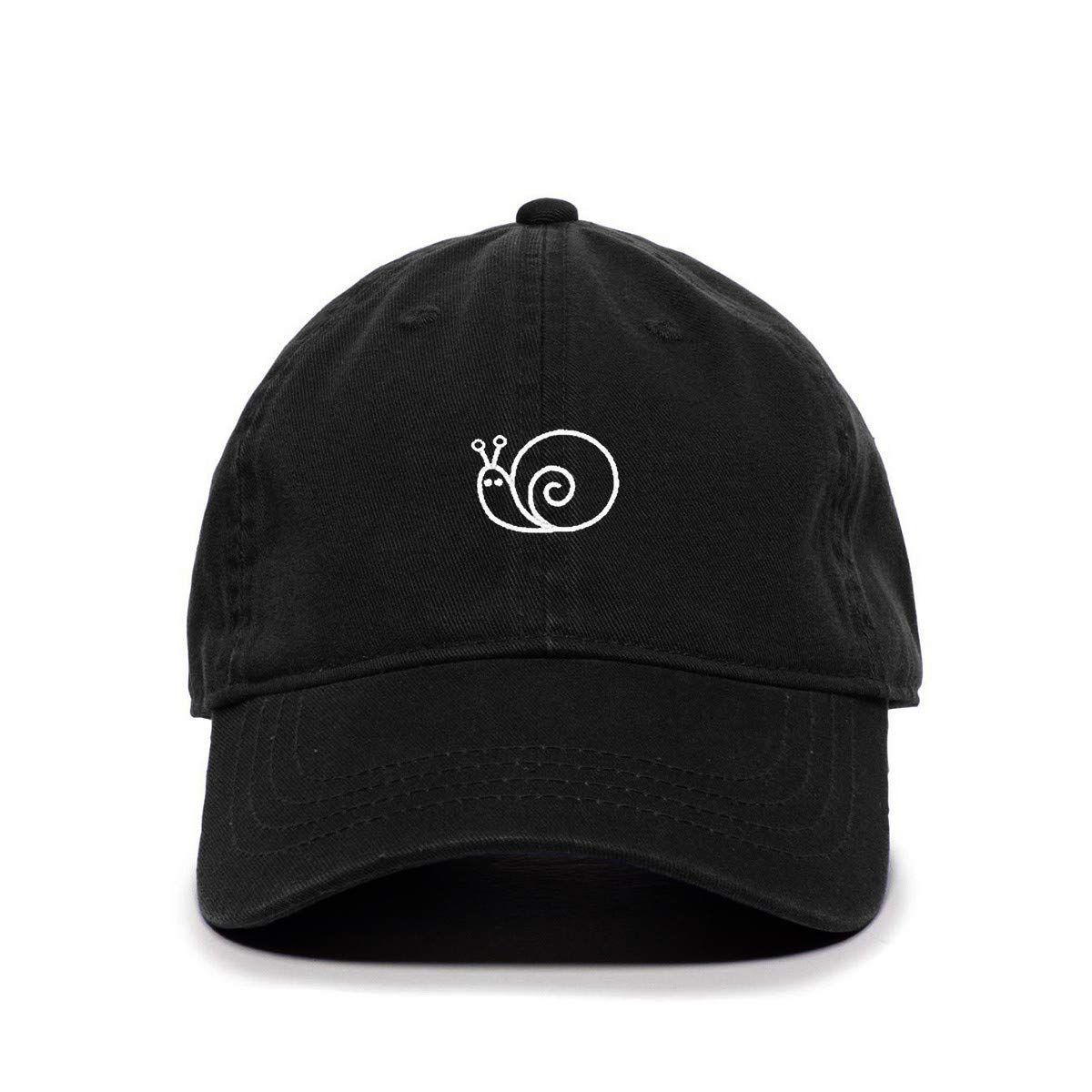 Snail Embroidered Cotton Baseball Cap - Adjustable Dad Hat for Men & Women - Perfect for Outdoor Sports, Casual Wear & Fashion Accessories
