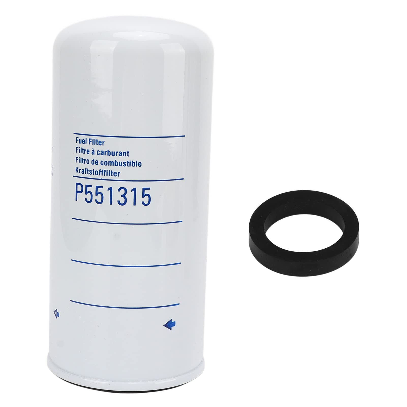 Universal Spin-On Fuel Filter P551315 - Diesel Engine Fuel Water Separator Replacement for Automotive & Hydraulic Systems | Heavy-Duty Performance for Trucks, Boats & Industrial Equipment