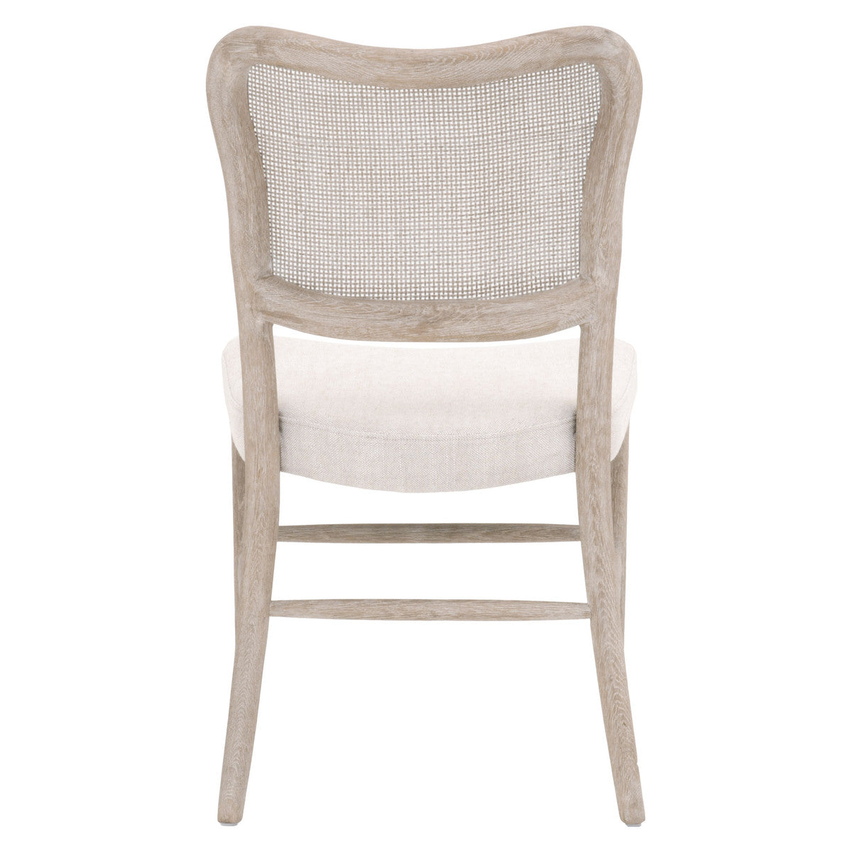 Modern Cela Dining Chairs Set of 2 - Mid Century Style Wooden Kitchen Chairs with Upholstered Seat - Perfect for Dining Room, Kitchen, Breakfast Nook & Home Office