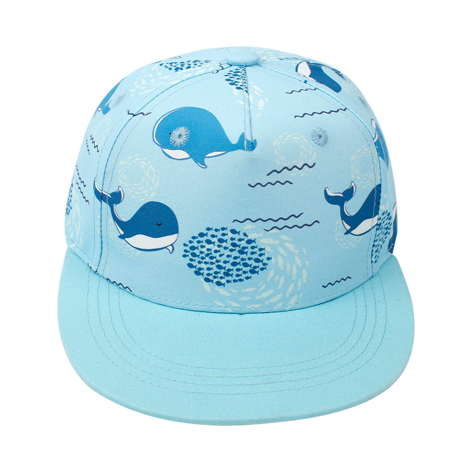 **Kids Adjustable Baseball Cap - Cartoon Print Sun Hat for Boys & Girls, Hip Hop Trucker Hat for Outdoor Sports, Beach, and Summer Activities**