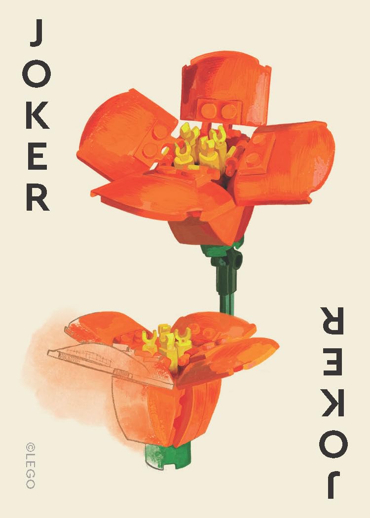 LEGO® Botanical Playing Cards – Beautiful Floral Design Deck for Card Games, Collectors & Gifts | Perfect for Poker, Magic Tricks, Family Game Nights & LEGO® Fans