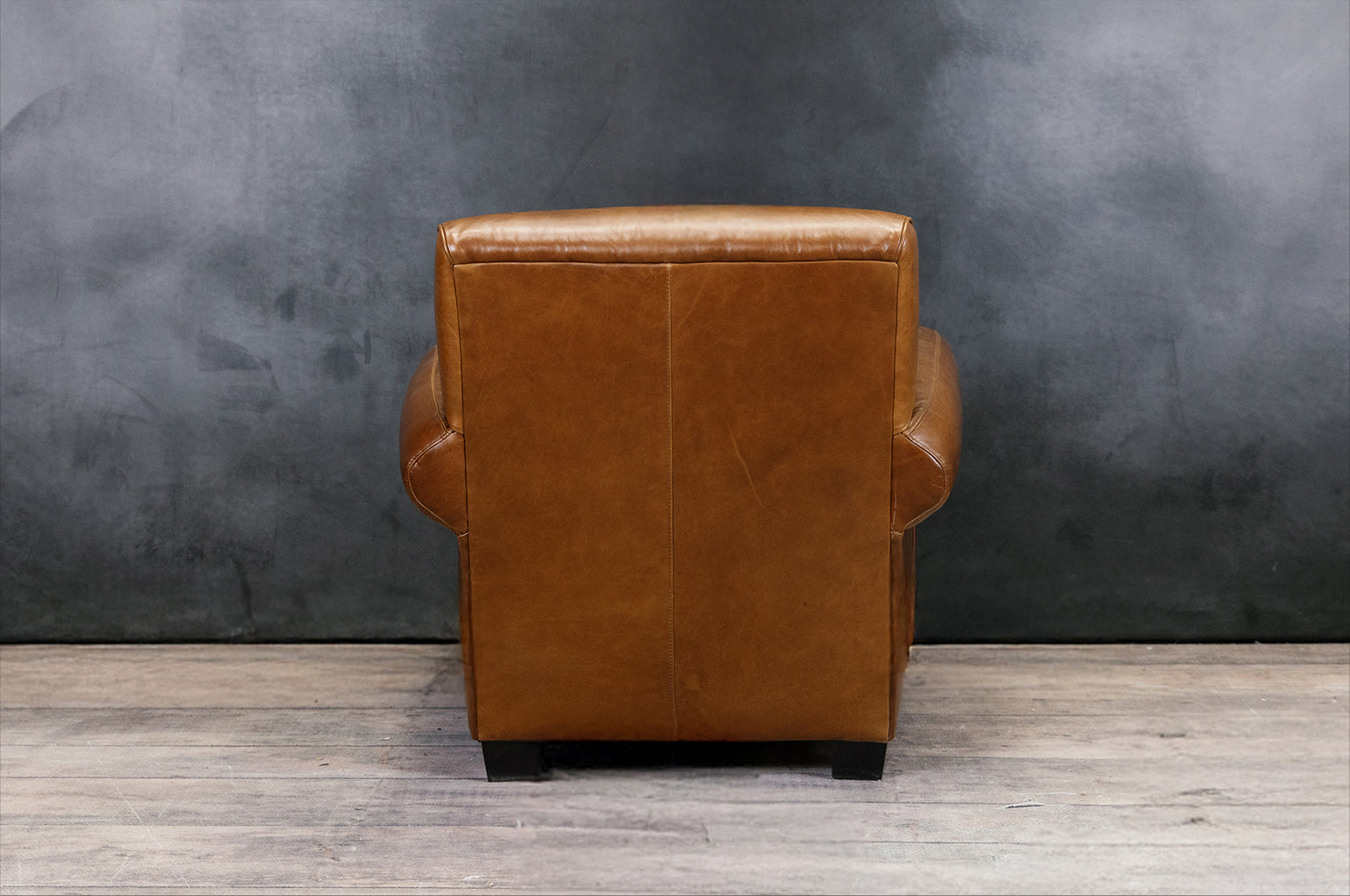 Bachelor Leather Chair - Premium Faux Leather Office Chair for Men, Modern Executive Desk Chair with Padded Seat & Back - Perfect for Home Office, Gaming & Study