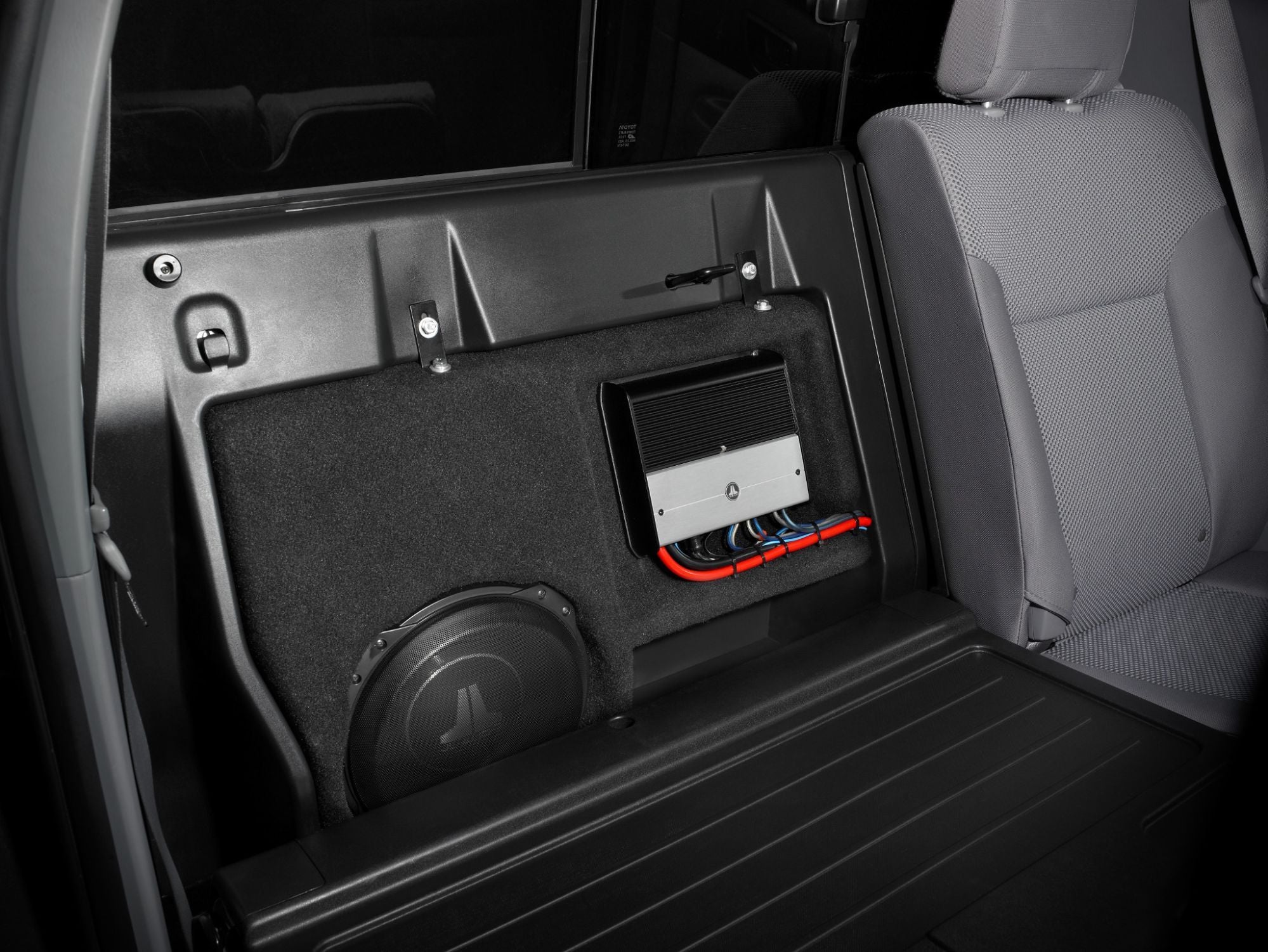JL Audio SB T TACDC12/10TW3 Stealthbox Subwoofer for 2012-2015 Toyota Tacoma Double Cab | 10TW3 400W Power | Premium Car Audio Upgrade for Enhanced Bass & Sound Quality | Perfect for Road Trips & Music Lovers