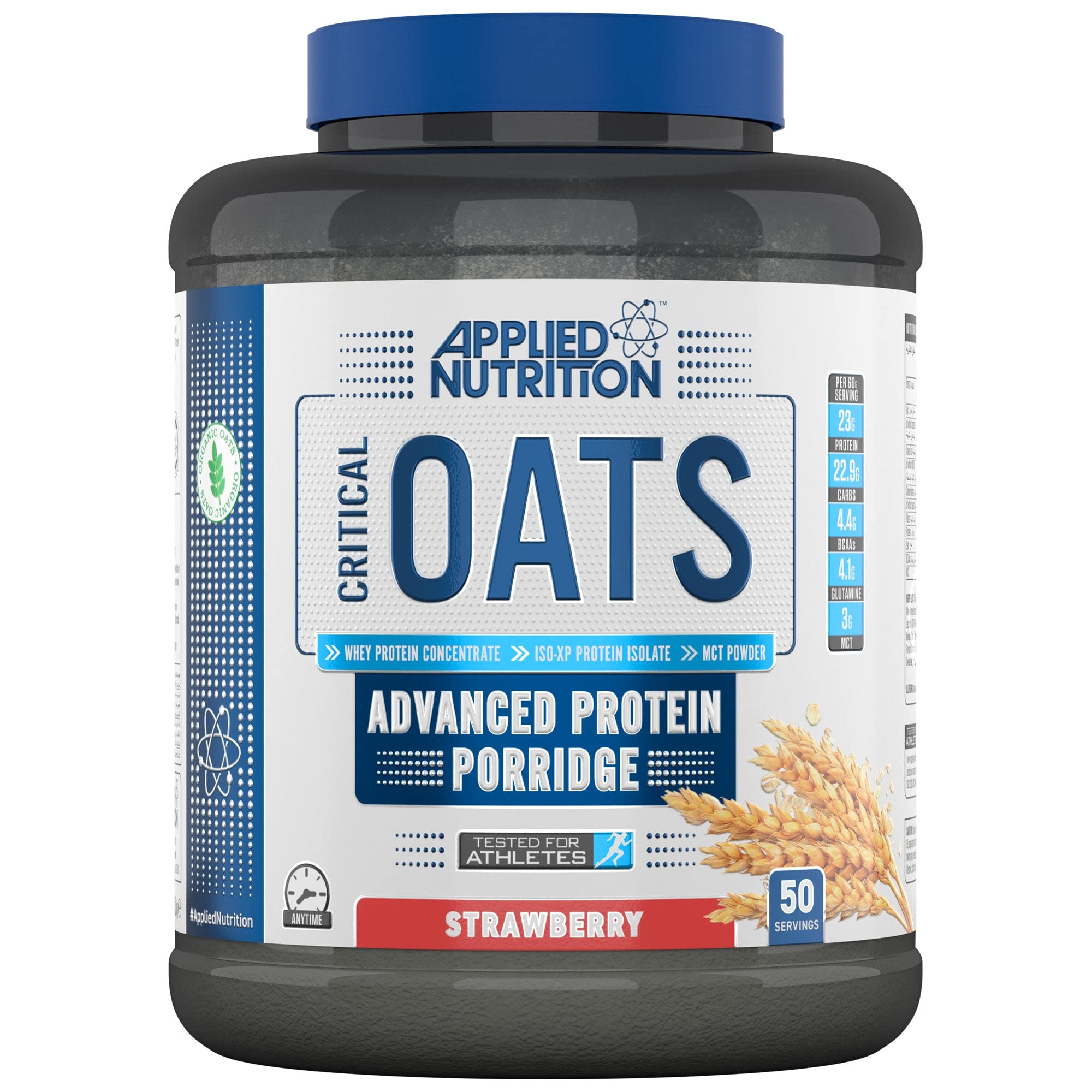 Applied Nutrition Critical Oats 3kg - Premium Protein Oatmeal for Bodybuilding & Weight Management | Ideal for Post-Workout Recovery & Healthy Breakfast