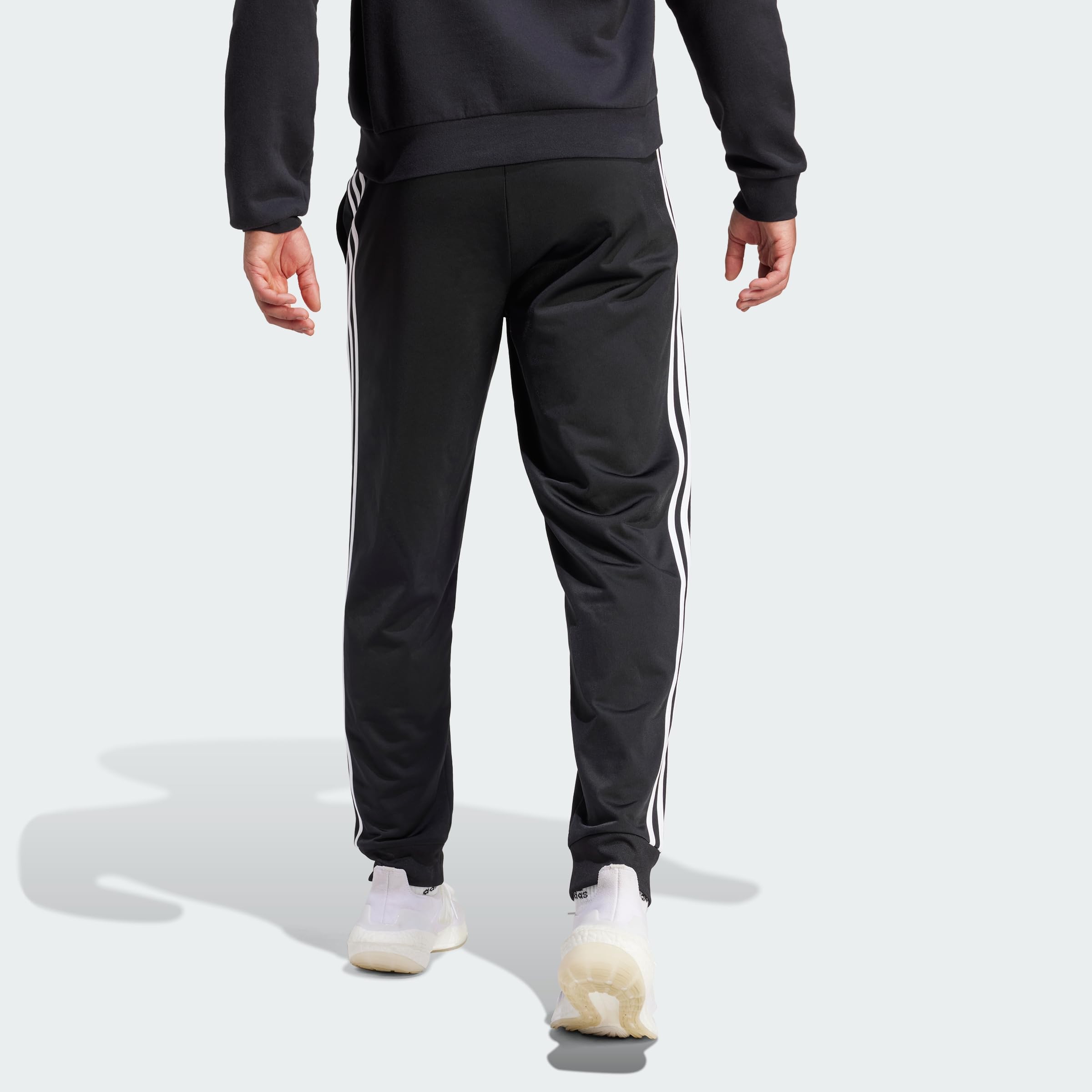 adidas Men's Essentials 3-Stripes Tricot Jogger Pants - Comfortable Athletic Sweatpants for Running, Gym & Casual Wear