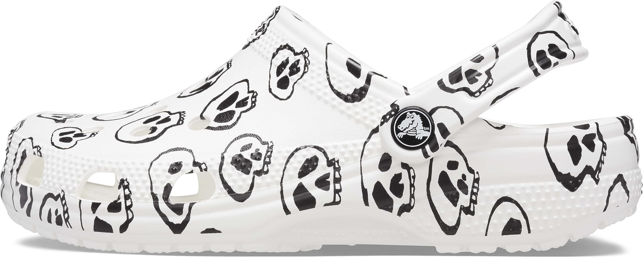 Crocs Unisex-Adult Classic Graphic Clogs - Comfortable Slip-On Shoes for Men & Women - Perfect for Casual Wear, Gardening, Beach & Indoor Use