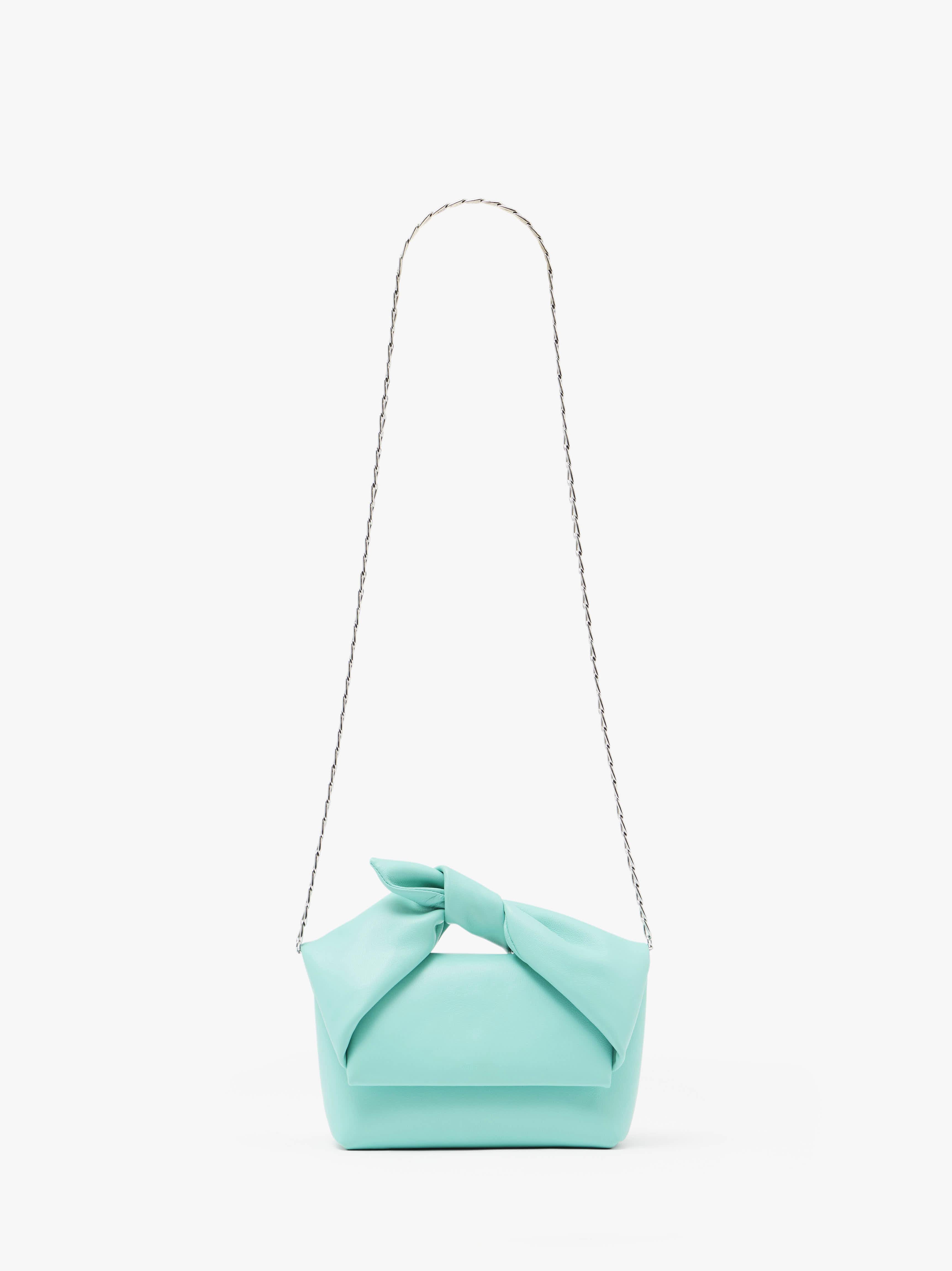 Medium Bow Twister Leather Top Handle Bag - Stylish Women's Handbag for Work, Travel & Everyday Use