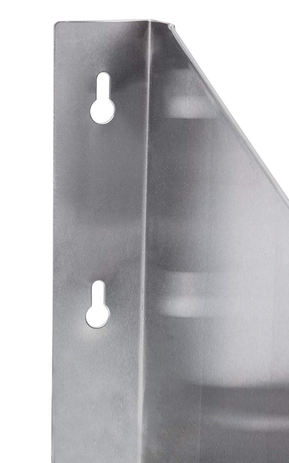 Heavy Duty Stainless Steel Wall Mount Microwave Shelf 18