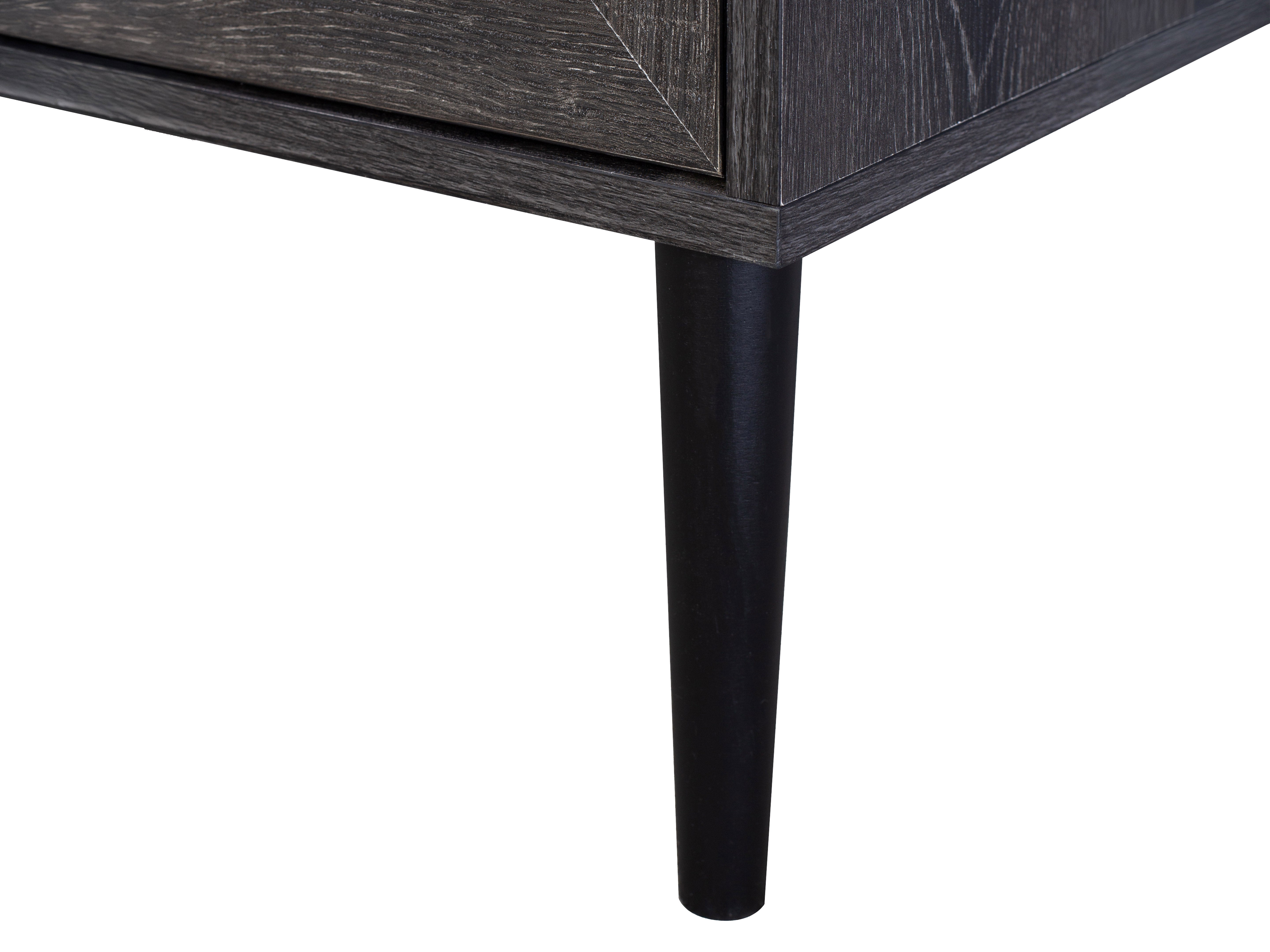 Elegant Fluted Glass Buffet Cabinet - Mid-Century Modern Sideboard with Storage for Dining Room & Living Room Decor