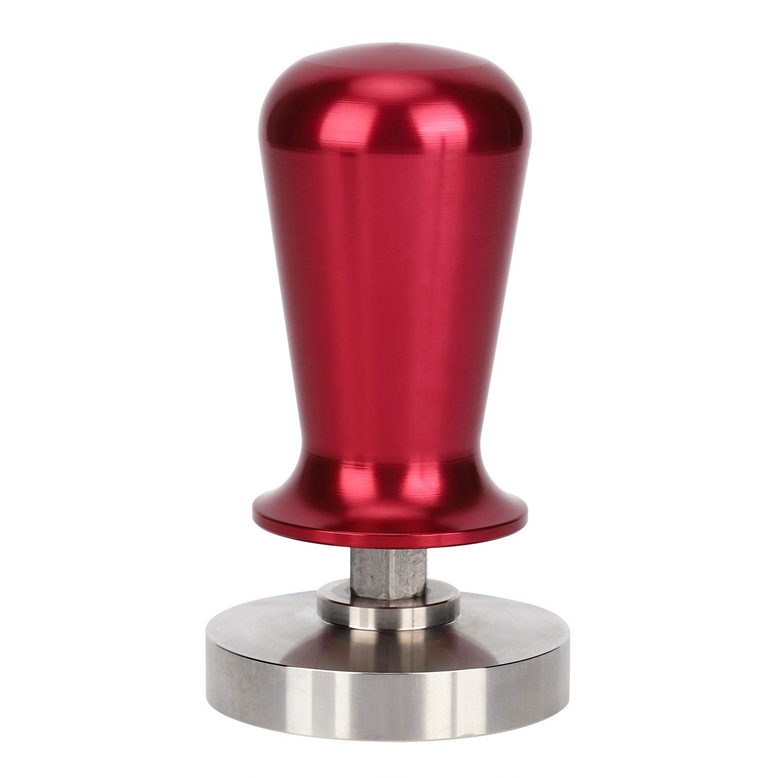 Premium 57.5mm Coffee Tamper - Durable Espresso Powder Press for Home Baristas & Coffee Shops - Perfect Gift for Coffee Lovers (Red) - Ideal for Espresso Machines, French Press & Home Brewing