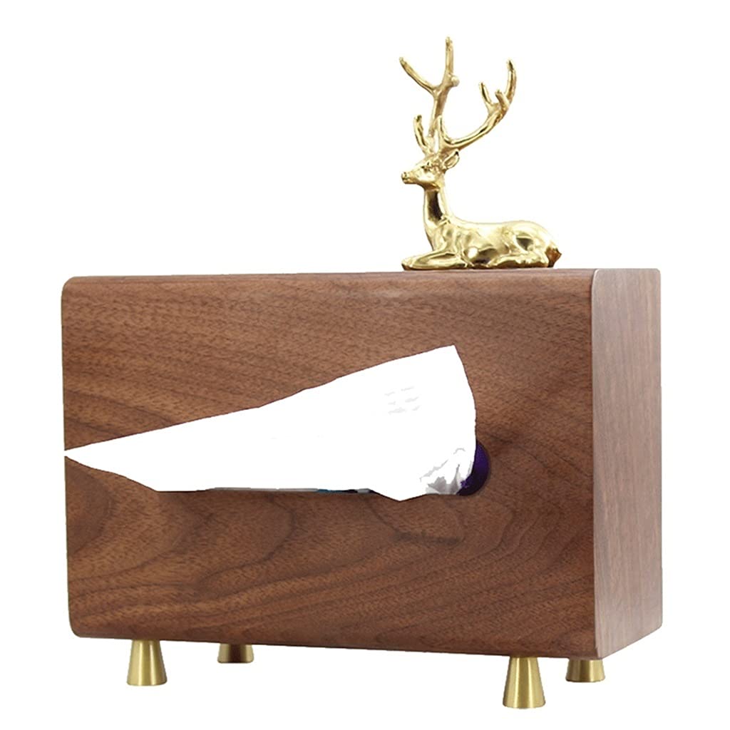 Premium Solid Wood Tissue Box Cover - Elegant Facial Tissue Dispenser & Napkin Organizer for Bathroom, Kitchen, Office | Natural Wood Finish (Color: M-2) | Perfect for Home Decor & Gift Giving