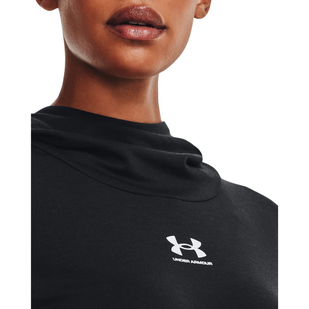 Under Armour Women's Rival Terry Funnel Long Sleeve Tunic - Soft Workout & Lounge Top for Yoga, Running & Casual Wear
