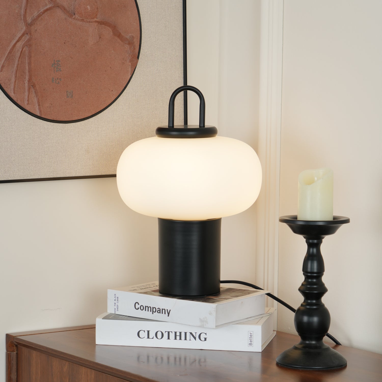 Modern Nox Table Lamp - Adjustable LED Desk Light with USB Port for Home Office, Bedroom & Study - Perfect for Reading, Working & Nightstand Use