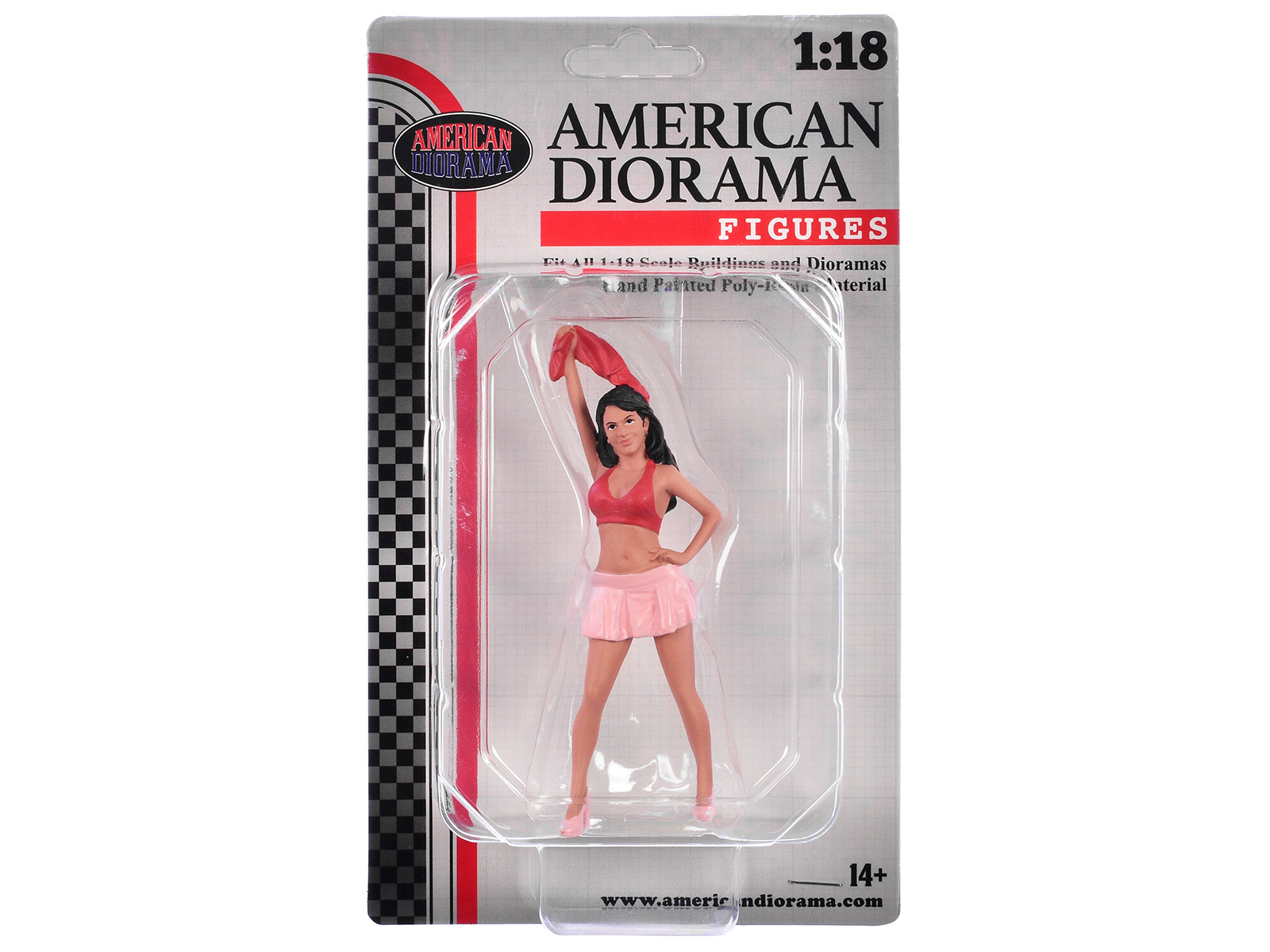 1/18 Scale Model Figure 18 Series 2 Action Figure - Highly Detailed Collectible for Car Dioramas & Model Displays by American Diorama - Perfect for Scale Model Enthusiasts and Miniature Scene Building