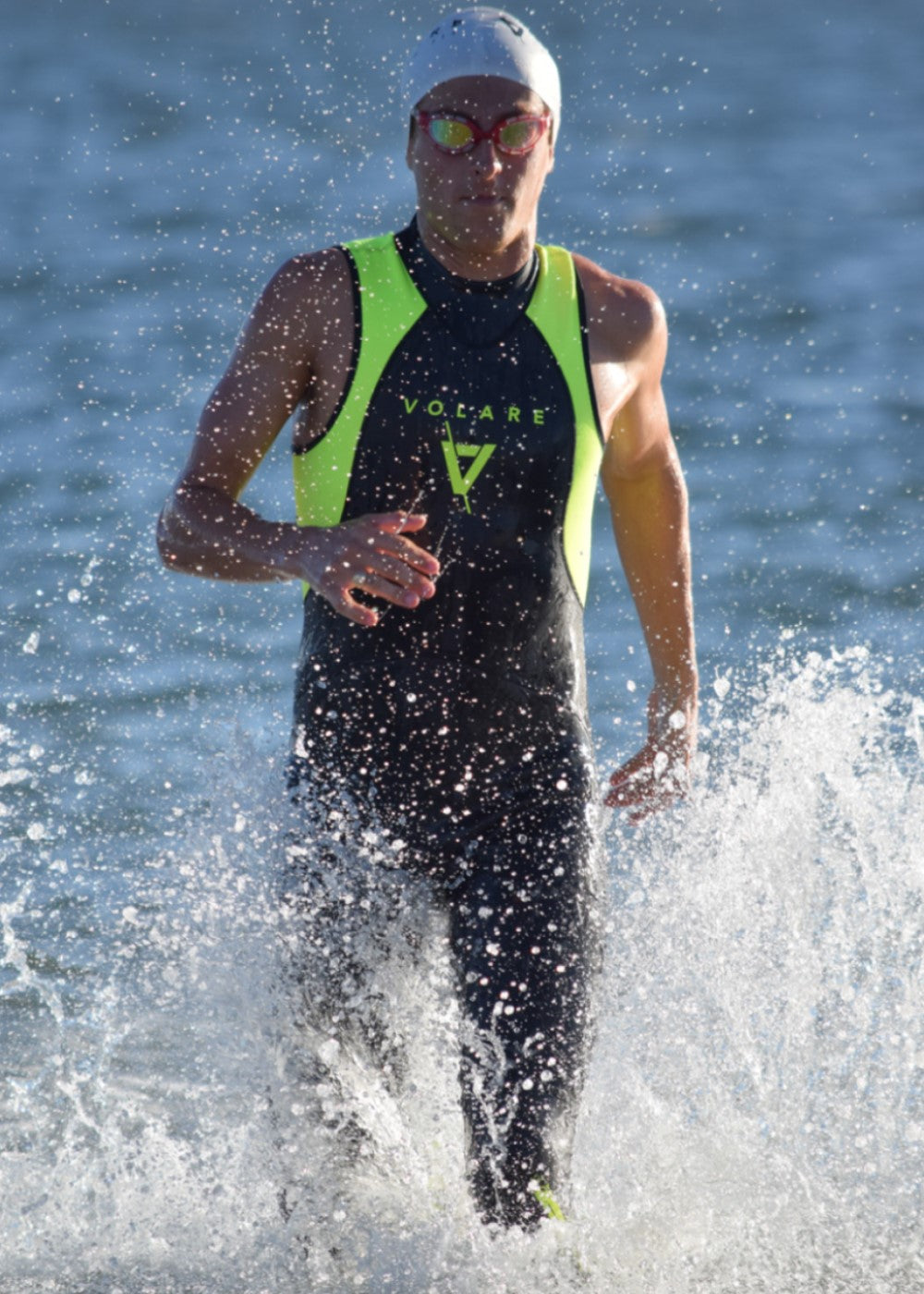 Volare V1 Men's Sleeveless Triathlon Wetsuit - High Performance Swimwear for Open Water Swimming & Triathlon Training