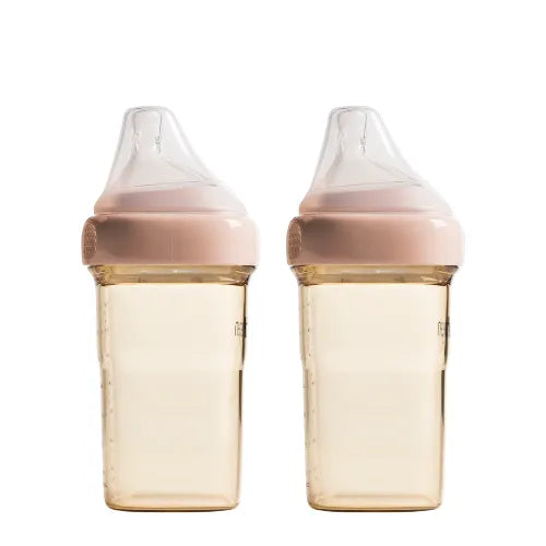 Hegen Baby Bottle - Customizable & Leak-Proof Newborn Feeding Bottle with Anti-Colic Vent - Perfect for Breastmilk & Formula - Ideal for Travel, Daycare & On-the-Go Parents
