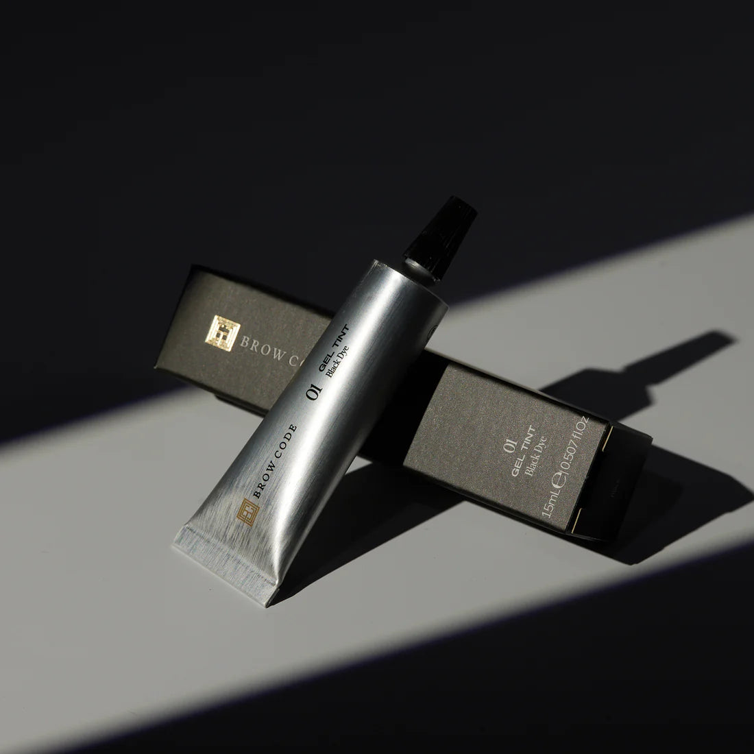 Browcode Black Eyebrow Tint Gel - 15ml Long Lasting Waterproof Eyebrow Dye for Natural-Looking Brows - Perfect for Daily Use & Special Occasions